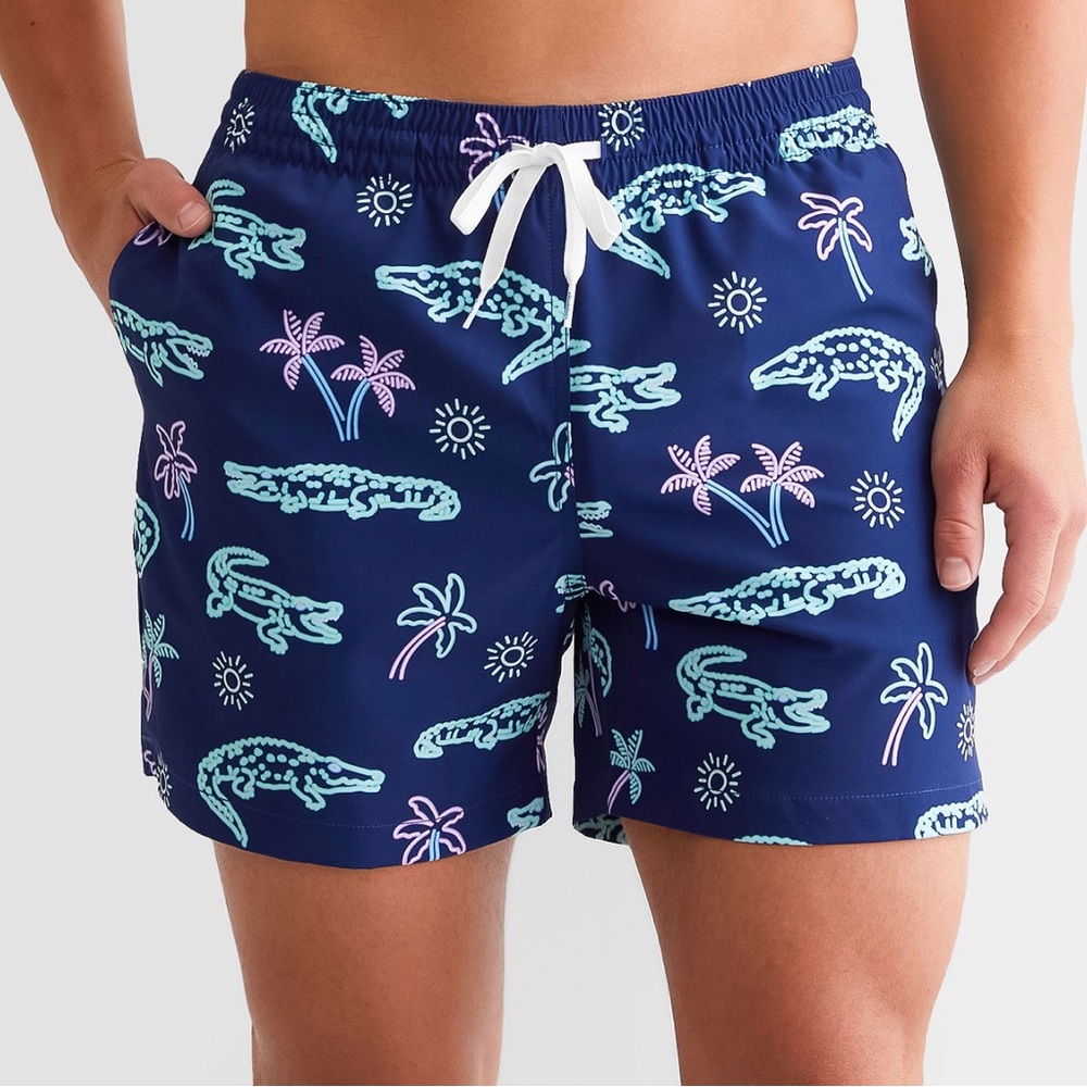 CHUBBIES, The Neon Glades Swim Trunks 4” inseam for men